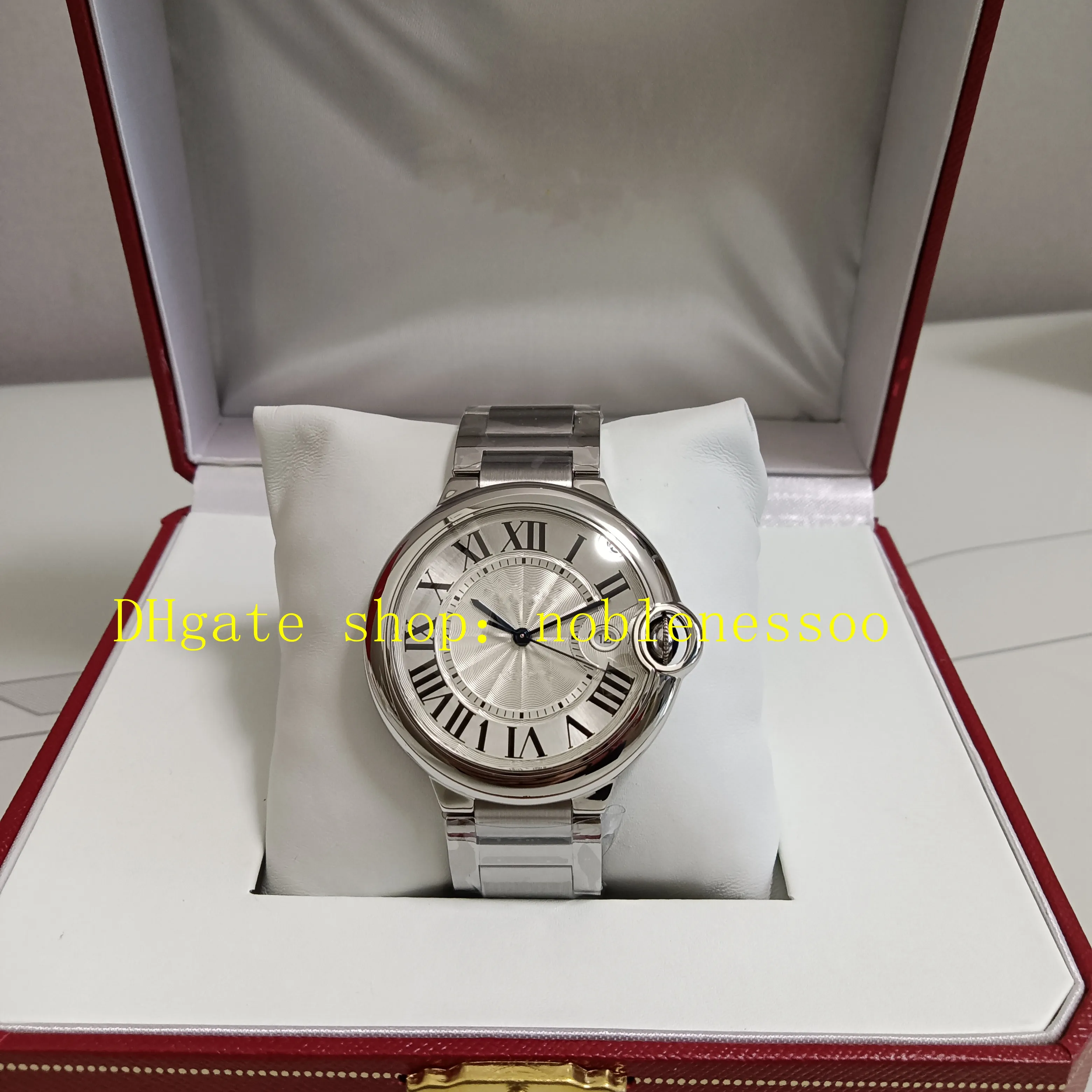 Real Photo With Box Watch for Mens Automatic 42MM Silver Dial Men's WSBB0049 Stainless Steel Bracelet AF Factory 2824 Movement AFF Sport Mechanical Watches