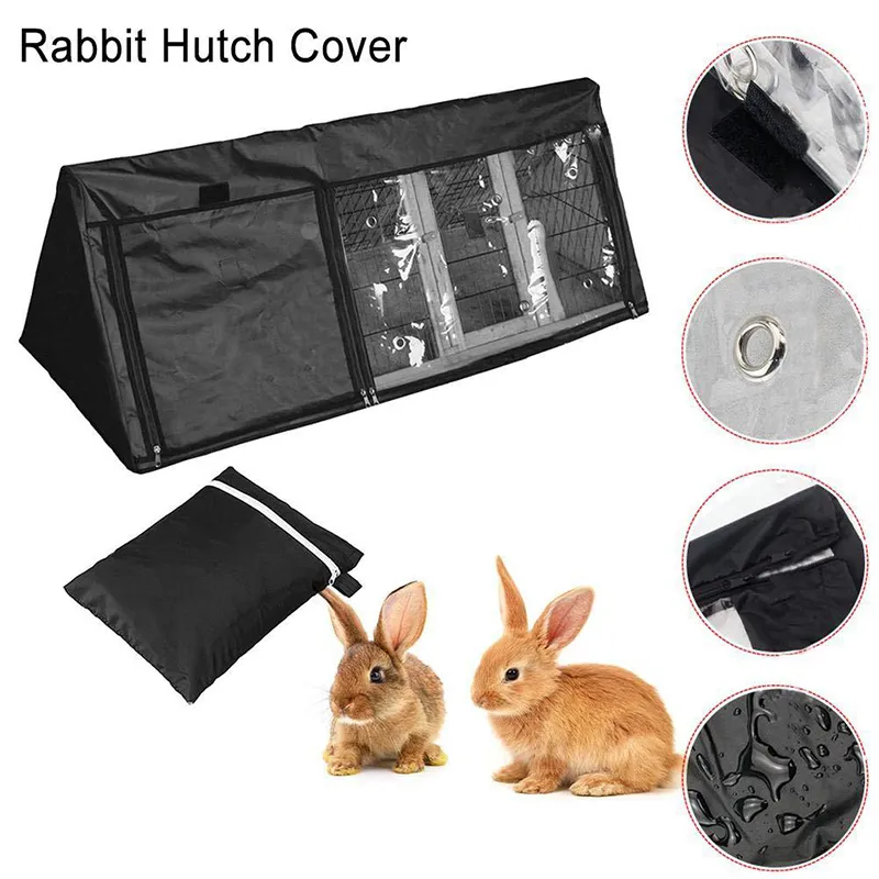 Triangle Rabbiy Triangular Rabbit Hutch Cover: Waterproof Oxford Cloth, Durable ...