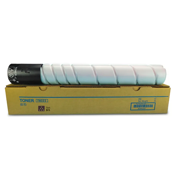 TN322 Black Toner Cartridge Compatible pour Konica Minolta Bizhub 224 284 364 224E 284E 364E CARTRIDE IMPRIMER IMPRIMANTE