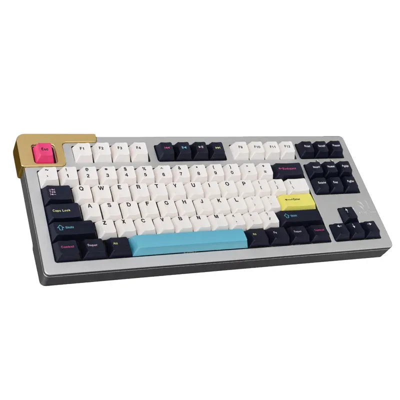 Accessoires Persoonlijkheid GMK Future Funk 23/129 Key Cherry Profile PBT KeyCap Dyesub English Custom KeyCaps voor 61/64/68 Mechanisch toetsenbord