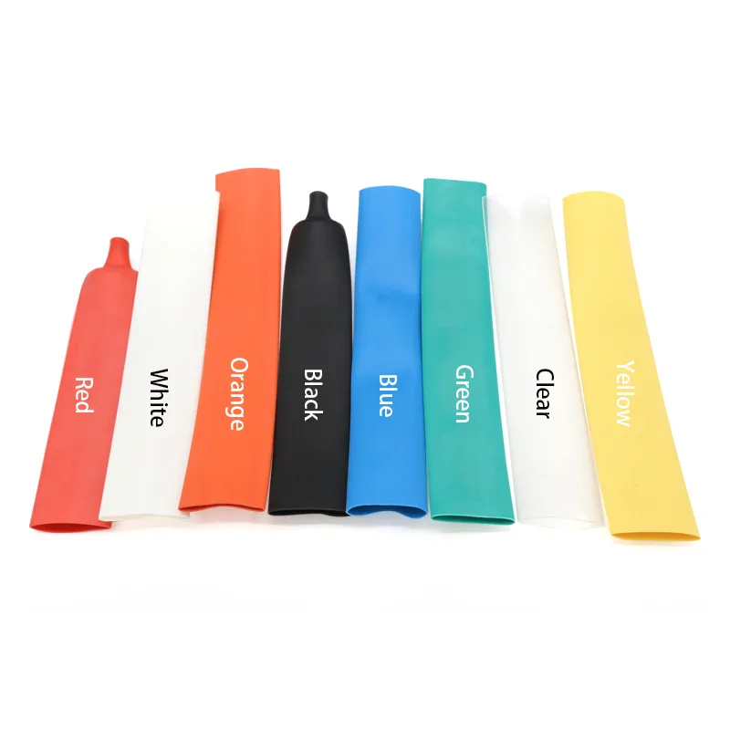 2M 1.6/2.4/3.2/4.8/6.4/7.9/9.5/12.7 mm Dual Wall Heat Shrink Tube Thick Glue 3:1 Shrinkable Tubing Adhesive Lined Wrap Wire Kit