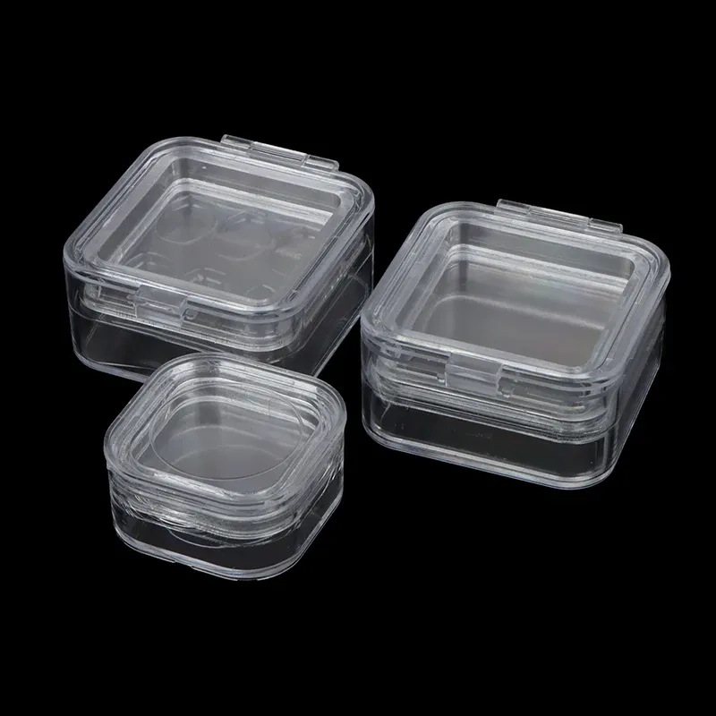 1PCS Boîte à dents dentaire avec film à l'intérieur de la membrane dentaire Implant en plastique transparent Box de laboratoire