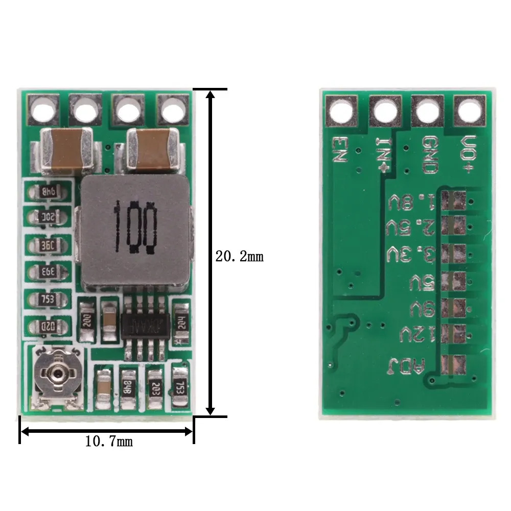 1/5/10PCS Mini DC 12-24V до 5V 3A. Установка модуля питания Напряжение