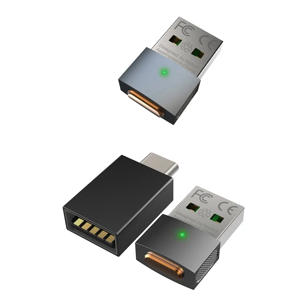 Accessori Mini Automatico Mouse Jiggler Plug e riproduci USB Move Cursore Shaker mantiene la luce dell'indicatore sveglio per il desktop per laptop