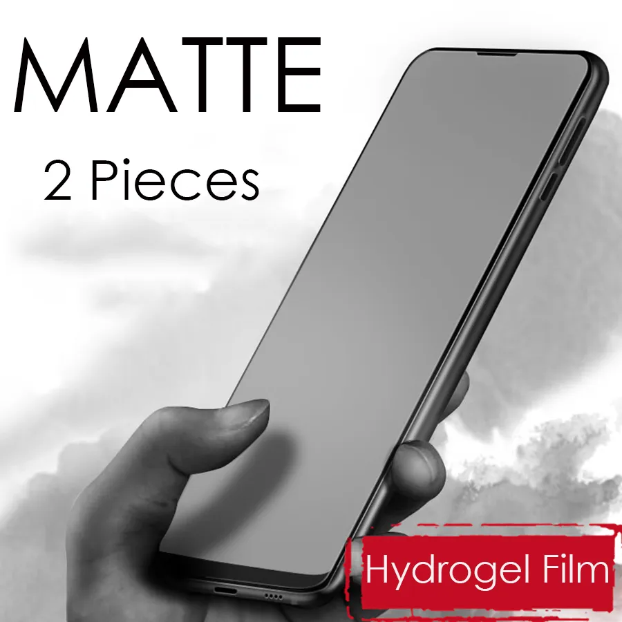 2 PACATA Matte Hydrogel Película para Motorola Moto G30 Moto G31 G41 G82 G62 G52 G42 G50 G30 Protector de pantalla de cubierta completa Moto One G30