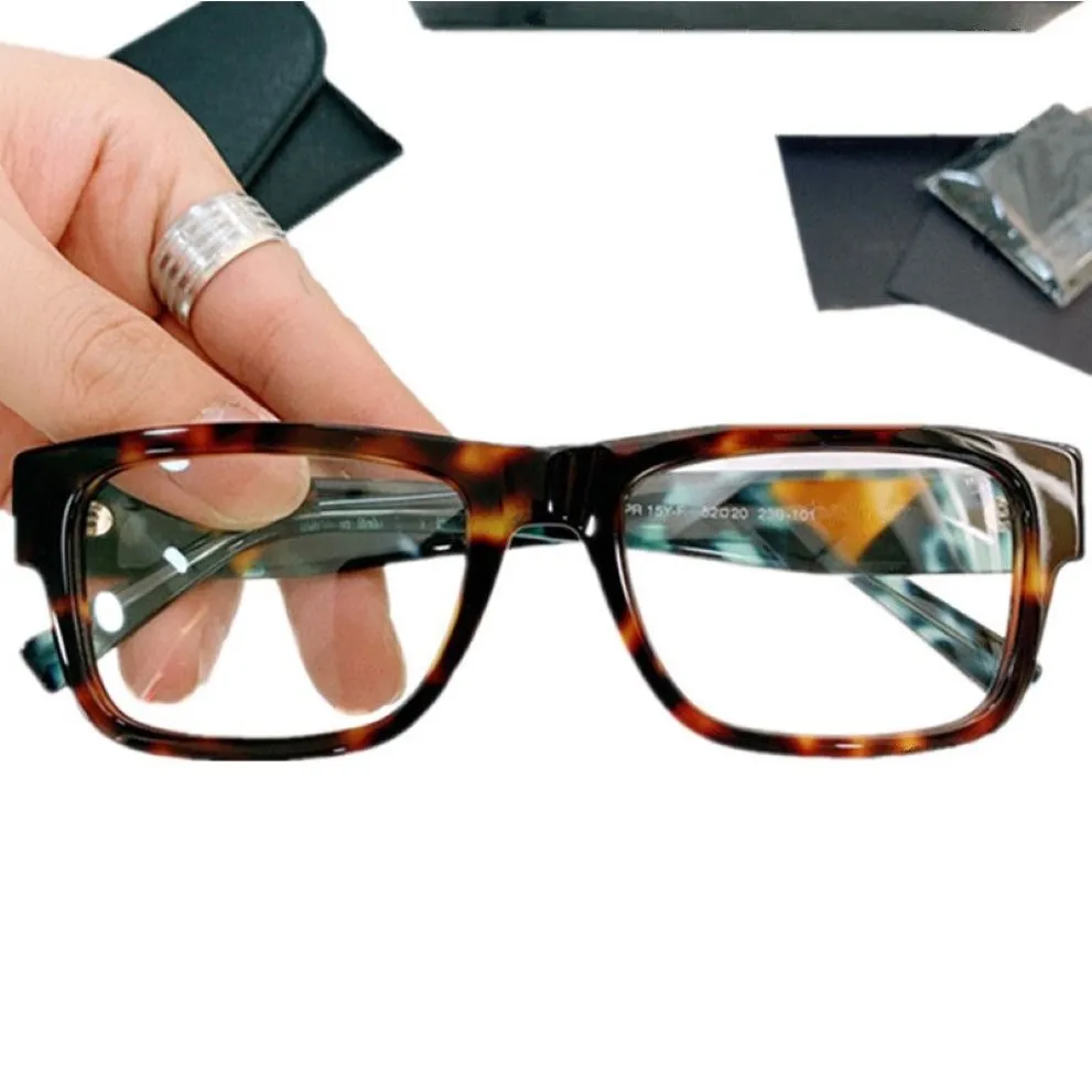 Newest unisex narrow Square plank glasses frame patchwork turquoise leg 15y-f spr 52-20individual design fullrim for prescription 271I