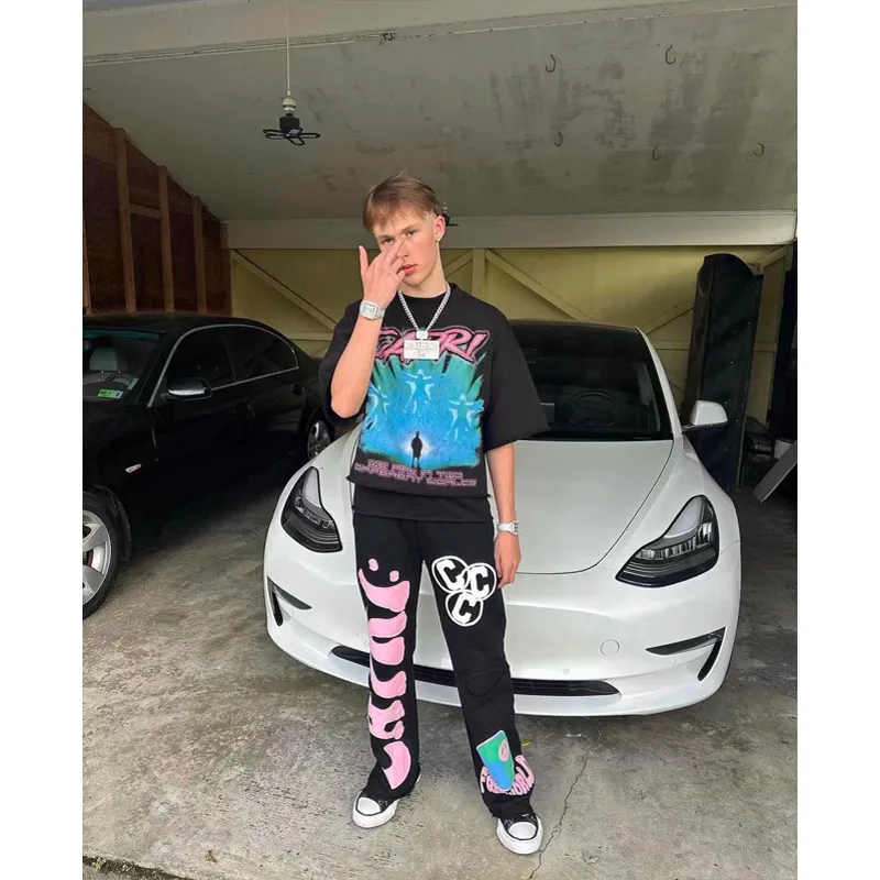 Project Capri Flared Keith Haring Sweatpants With Trumpet Project Capri Flared Keith Haring Sweatpants With Trumpet