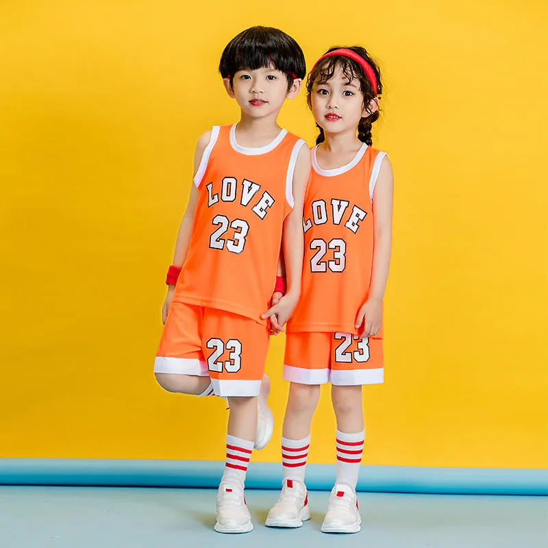 DHgate.com:Kids Basketball Jersey Sets Sport Kit Clothing