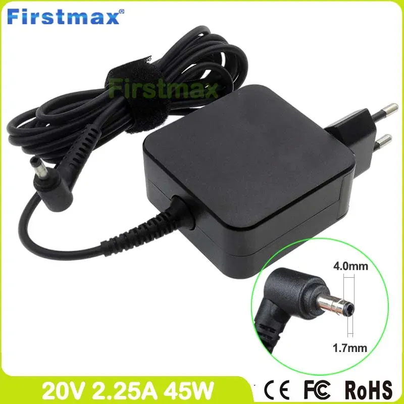 Adapter AC Power Adapter 20V 2.25A Laptop Charger för Lenovo 330S15IKB 710S13IKB Plus Touch 710S13isk 710S13IKB 72015IKB 720S14IKB