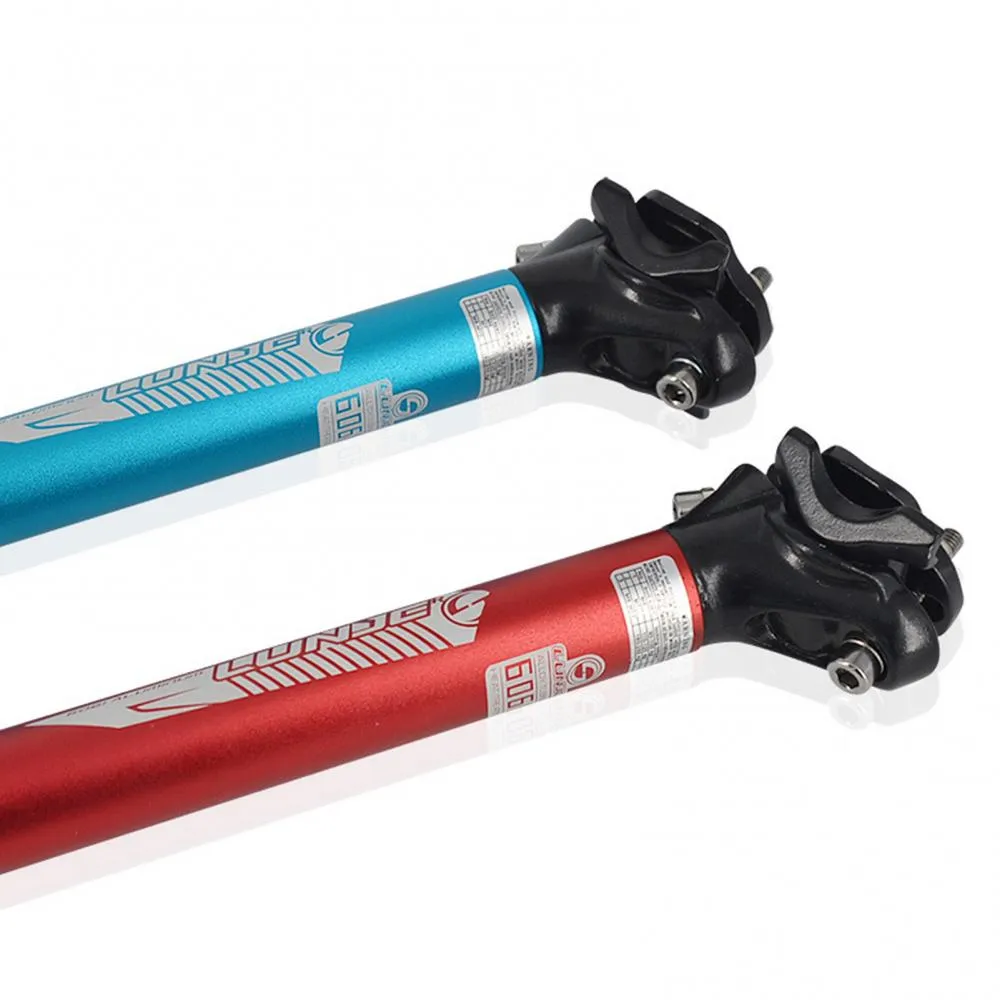Vingtank Bicycle Seatpost Aluminum Alloy Seat Post Matte Electric Rod Adjustable Bike Tube Shockproof Cycling Pipe Road Mountain