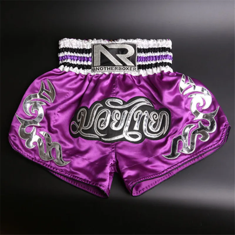 Enfants hommes femmes Muay thai short coup de pied de boxe de boxe combattre trunks mma combat pantalon sport gym de gym