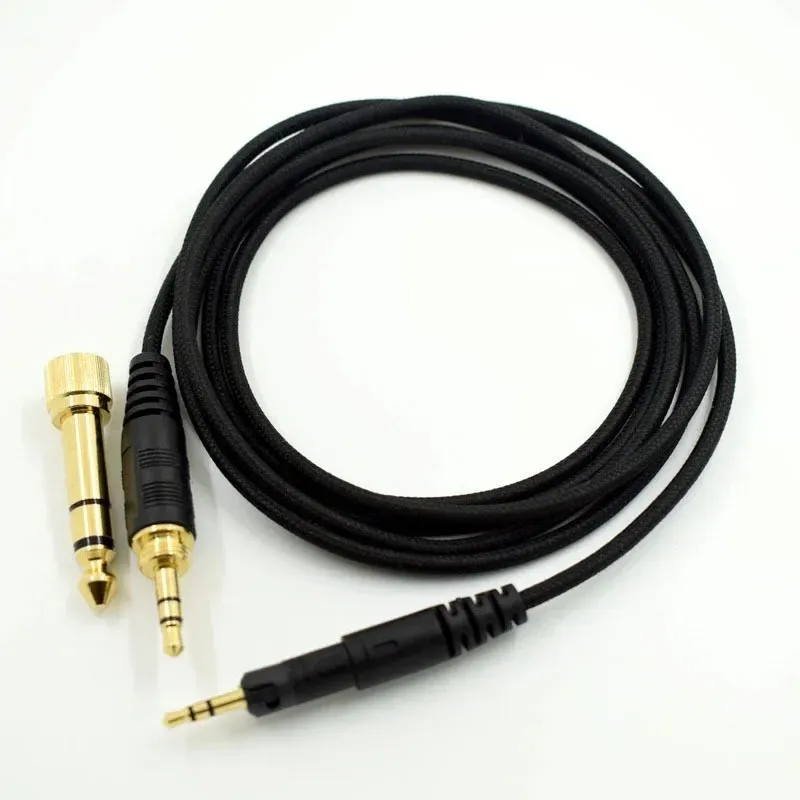Vervangingskabel van de kabel van de headset voor audio-technica ATH-M50X M40-hoofdtelefoon 3,5 mm audiokabel past veel hoofdtelefoons