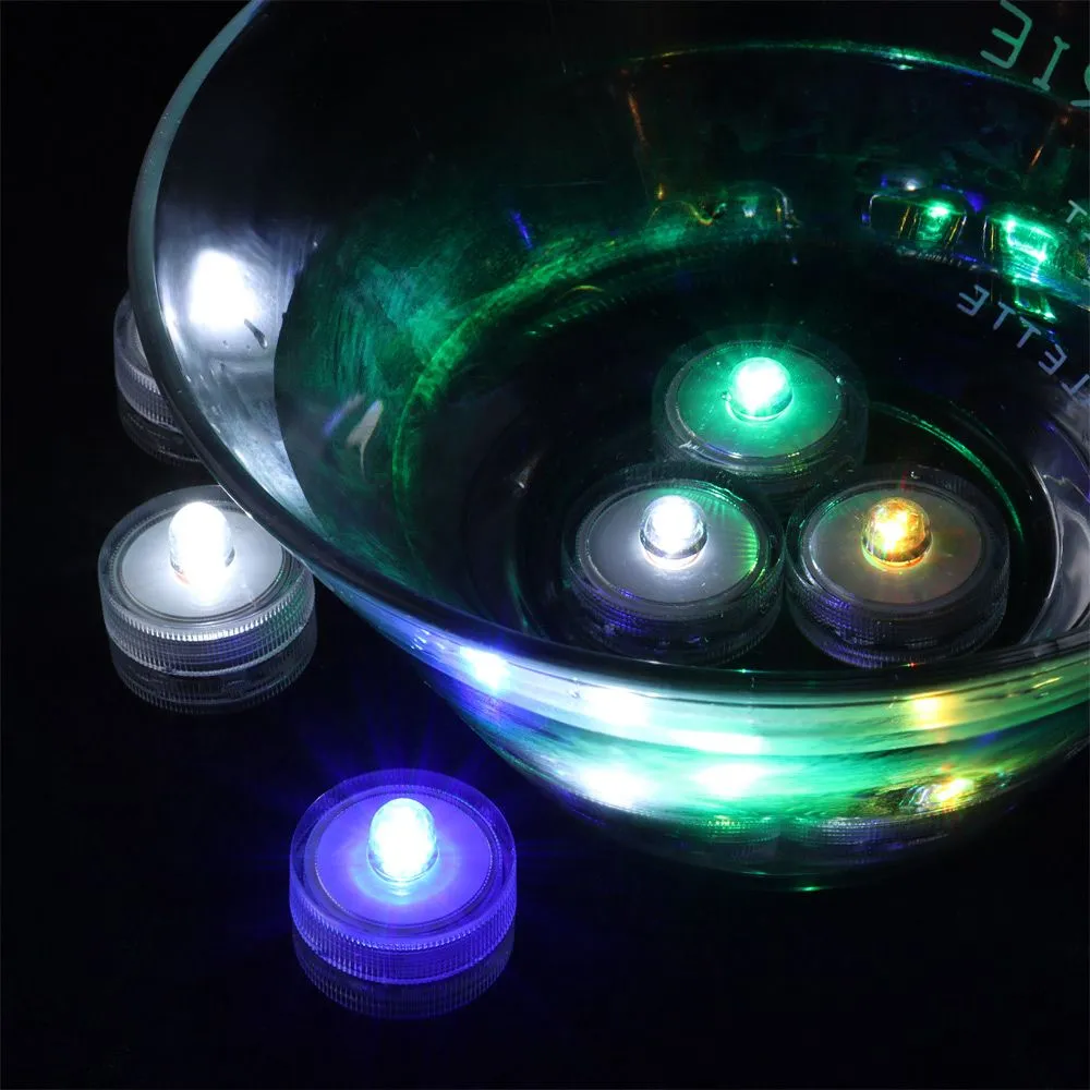 Mini Aquarium LED Lighting Waterproof LED Candle Lamp Fish Tank Diving Light Landscape Lamp Party Wedding Lighting