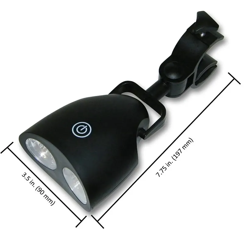 Taşınabilir parlak LED ışıkları Barbekü ızgara ışığı, barbekü ızgaralanan açık hava aksesuarı için kol montaj klipsli