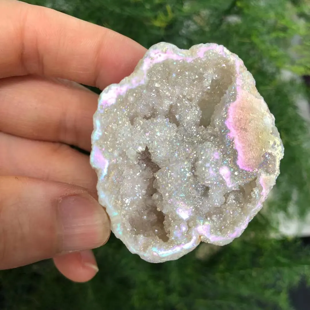 Natural Quartz Crystal Cluster, Geode Minerals Specimen, Wealth Gifts, Natural Color, Agate, 1pc, 10-40G