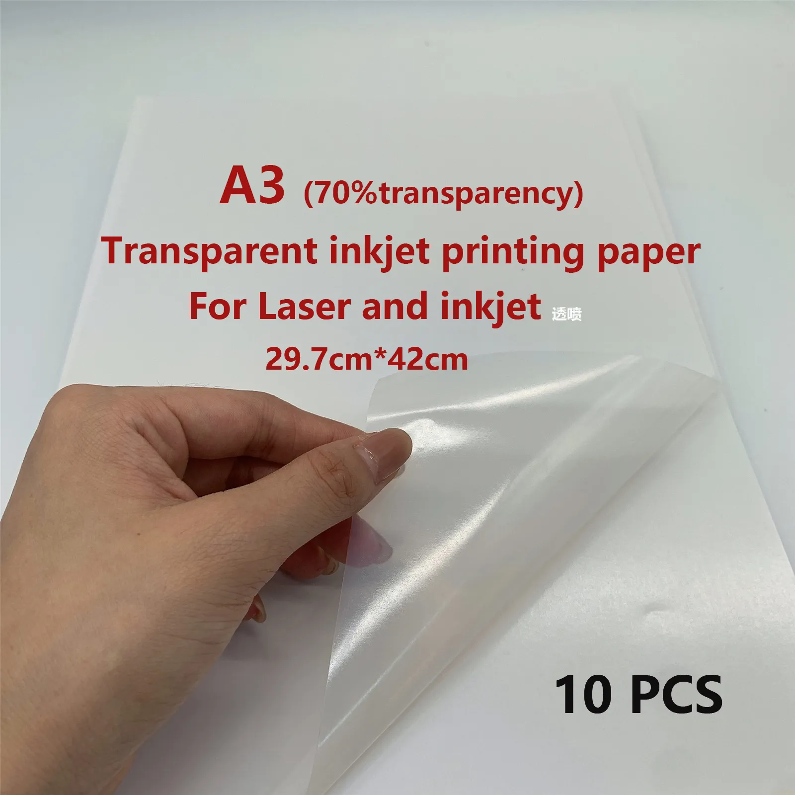 FANTAC Matte Printable Sticker Paper - 100 Sheets, 8.5"x11", For Inkjet/Laser Printers & Cutting Machines - View #3