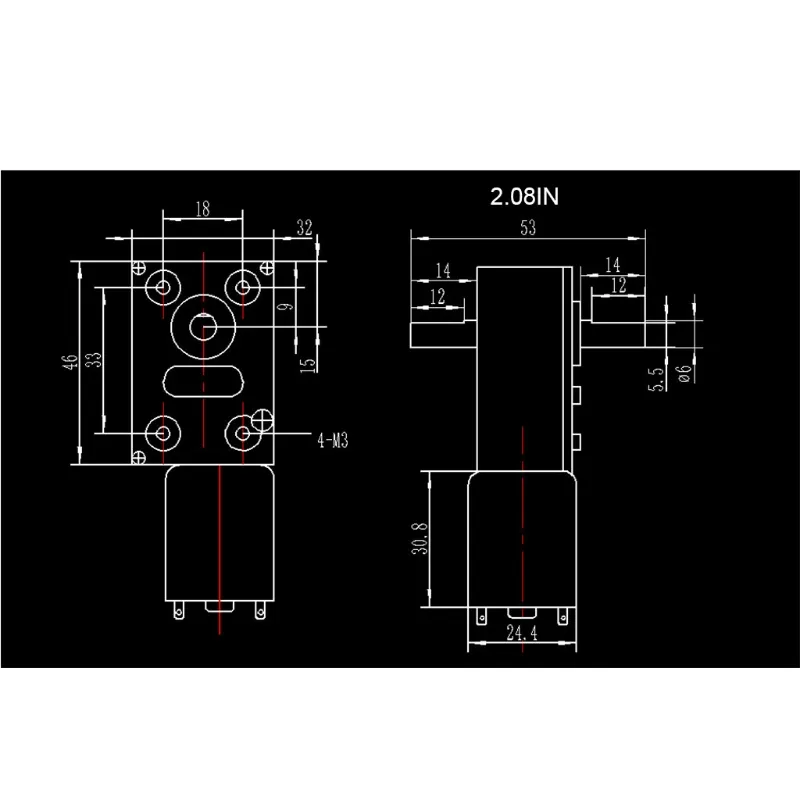 JGY370 reversibel maskväxelmotor med hög vridmoment reducerare 6V/12V24V dubbelxel miniatyr metallmotor 6 rpm till 150 rpm motor