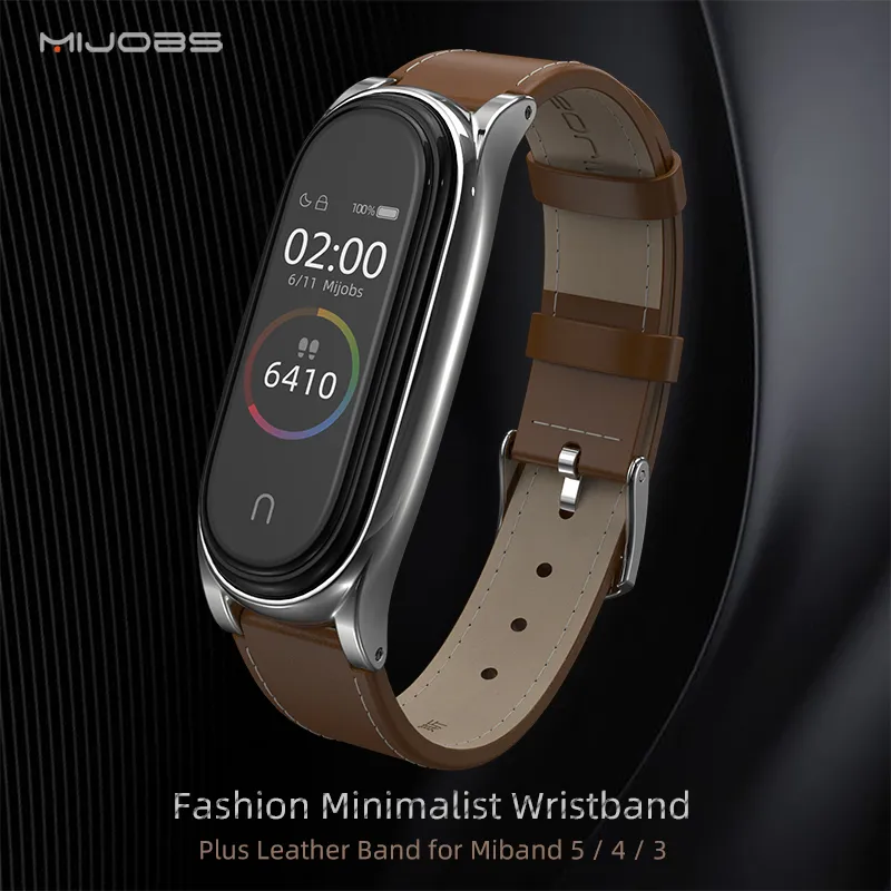 Genuine Leather Wristband Bracelet For Xiaomi Mi Band 5 6 Miband 4 3 And Xiomi Correa Mi Band Watch Replacement Strap From Homepro3 6.91 DHgate.Com
