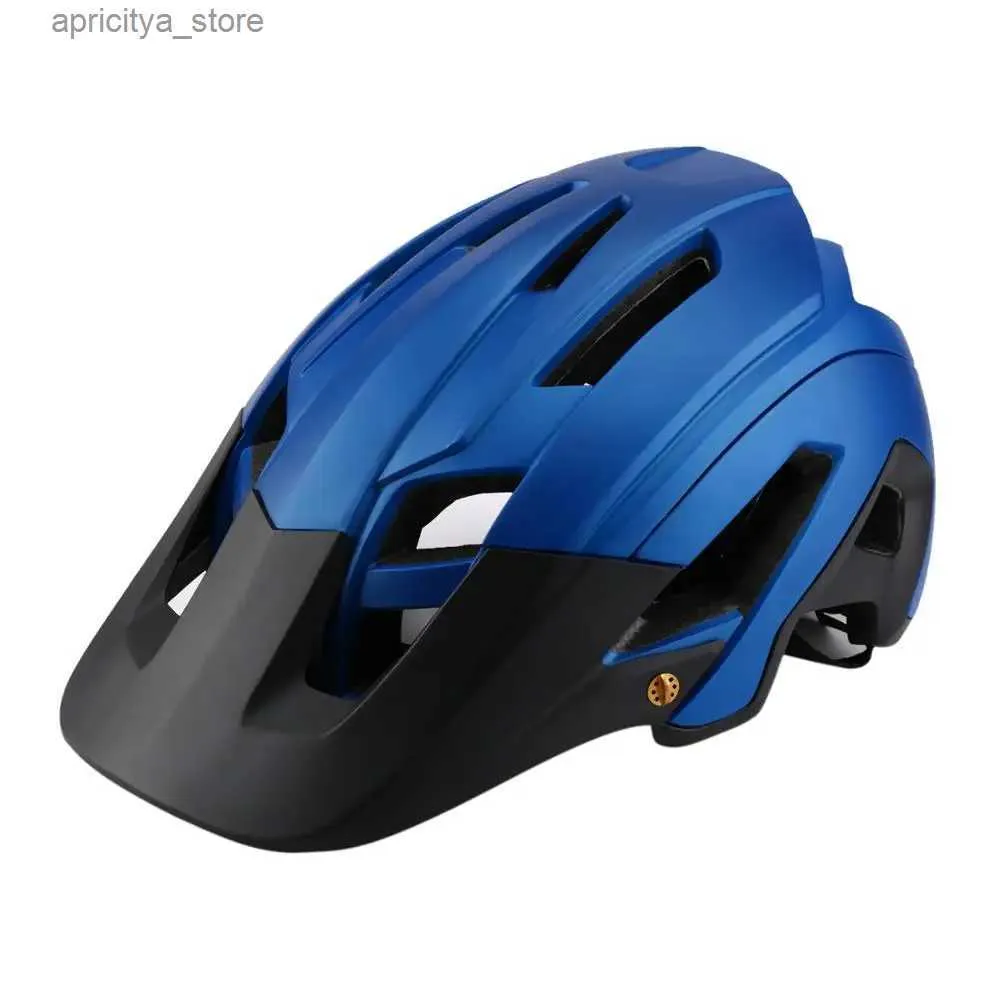 Fahrradhelme in-mold mtb Mountainbike Helm Offroad-Sicherheits-Radfahren Helm mit Visier für Männer Frauen Trail XC Am Offroad Bike Enduro Helm L48