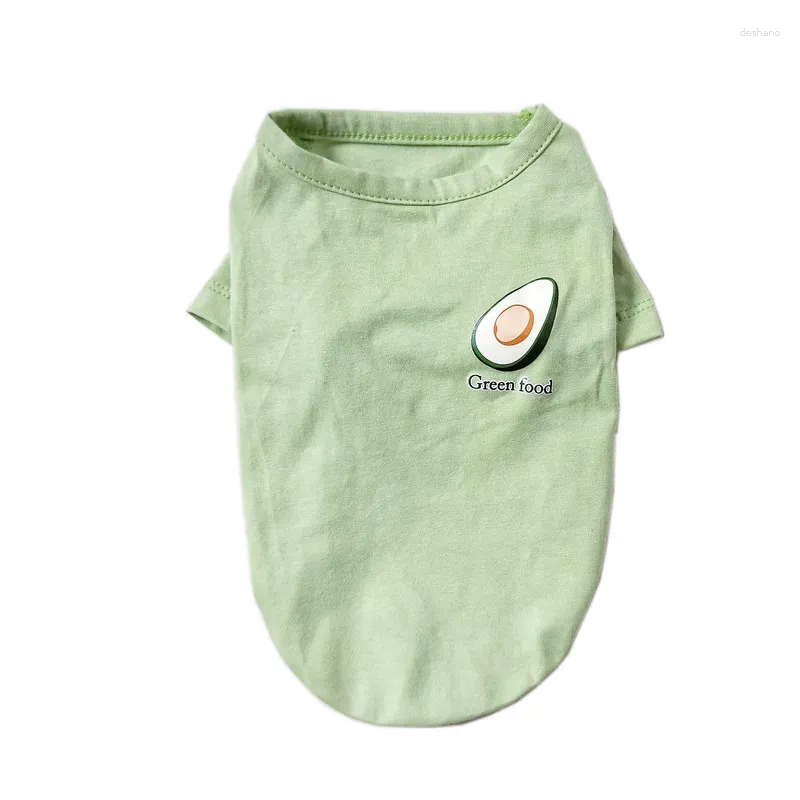 Vêtements de vêtements pour chiens Avocado gilet petit lait en peluche que panda pour l'automne du printemps d'été