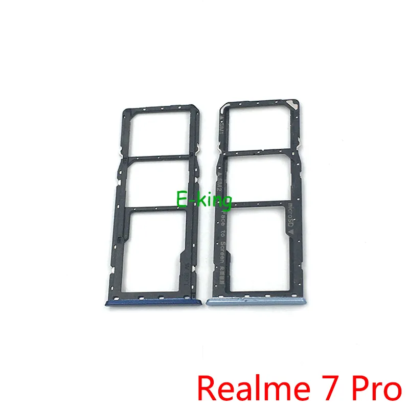 För Oppo Realme 3 5 5i 6 6i 7 7i 8 8i 9 9i Pro Sim Card Slot Tray Holder SIM Card Reader Socket