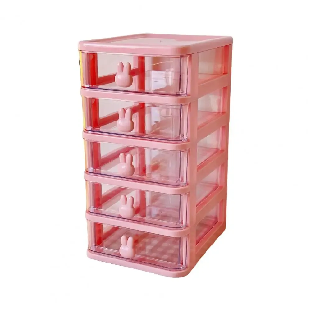 Transparent Desktop Stationery Storage Box Plastik Schubladenschubladen Organizer Hülle Schmuckbehälter Make -up Kosmetische Rack Home Supply