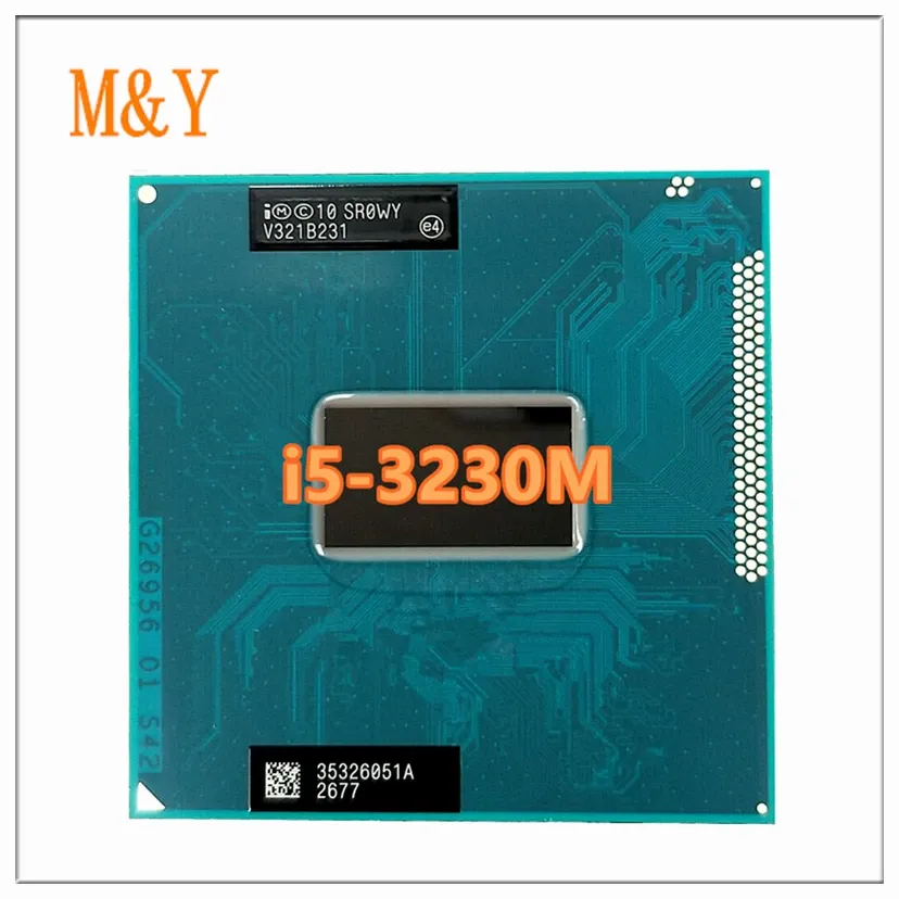 CPUS I53230M SR0WY I5 3230M SROWY 2,6 GHz 3M CPU -processor Laptop CPU PGA988