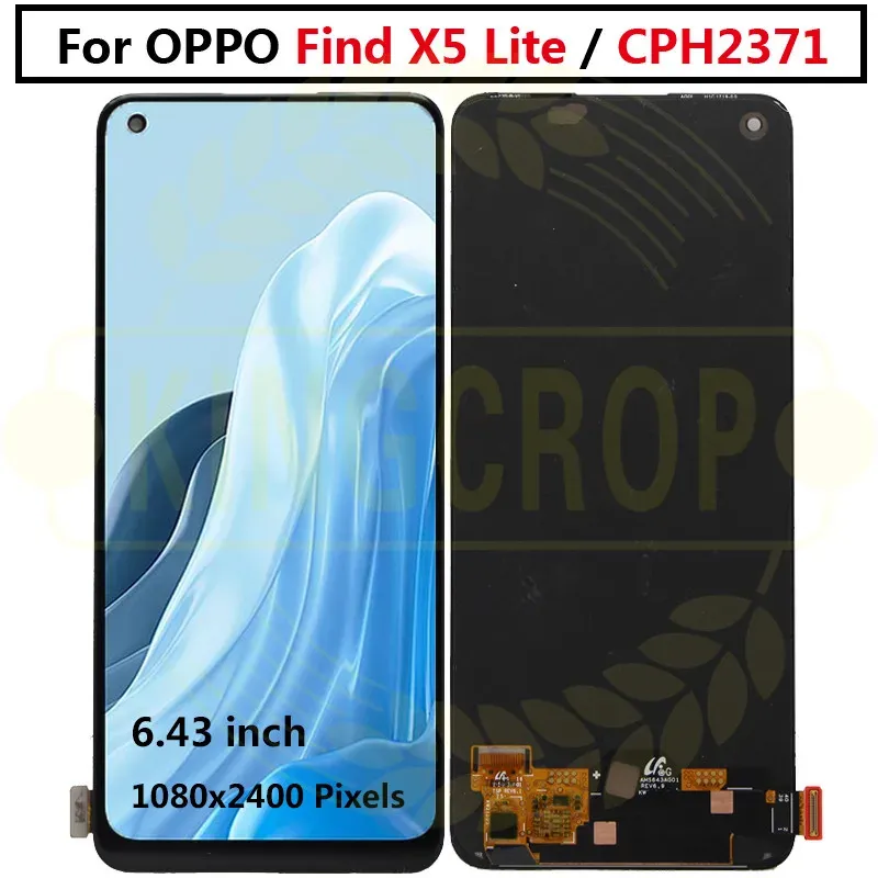 OPPOを見つけるX5 Lite CPH2371 LCD X5 PFFM10ディスプレイタッチスクリーンデジタイザーアセンブリX5 Pro LCD PFEM10 CPH2305 LCD