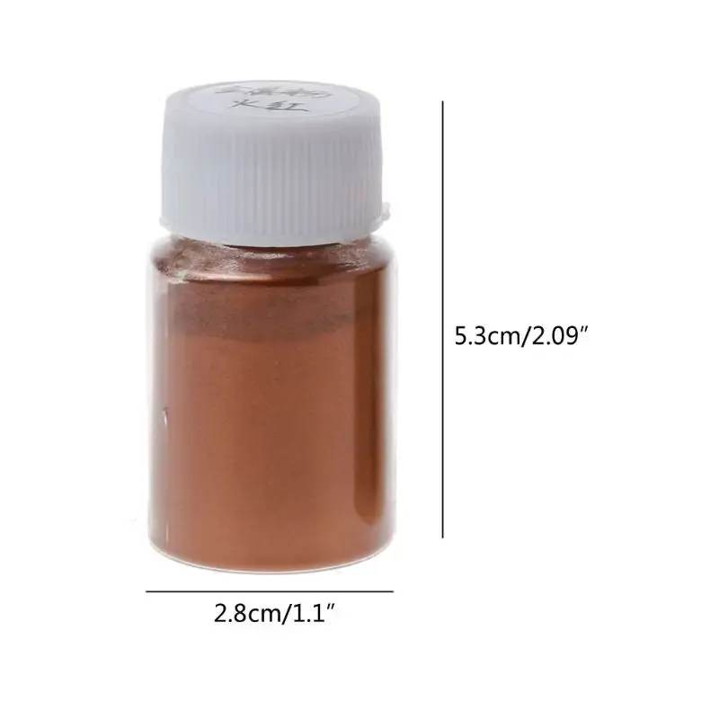 Copper Metallic Dye Powder Resin Pigment Jewelescent Metal Tones Mica Pearl Powder Pigment Paint Epoxy Resin Soap Making