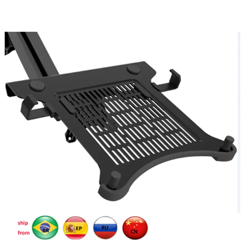 Stand Dmount DA1Tray 10.1 "17.3" Laptop Tray Holder Notebook klemondersteuningsadapters vastgesteld op monitor Mount VESA100X100