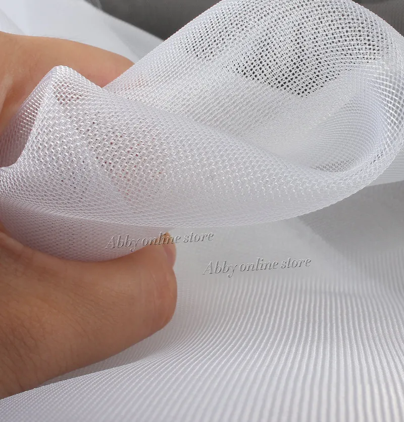 1 Meter Polyester Crin Mesh Fabric, 140 Width, Medium Hardness Net ...