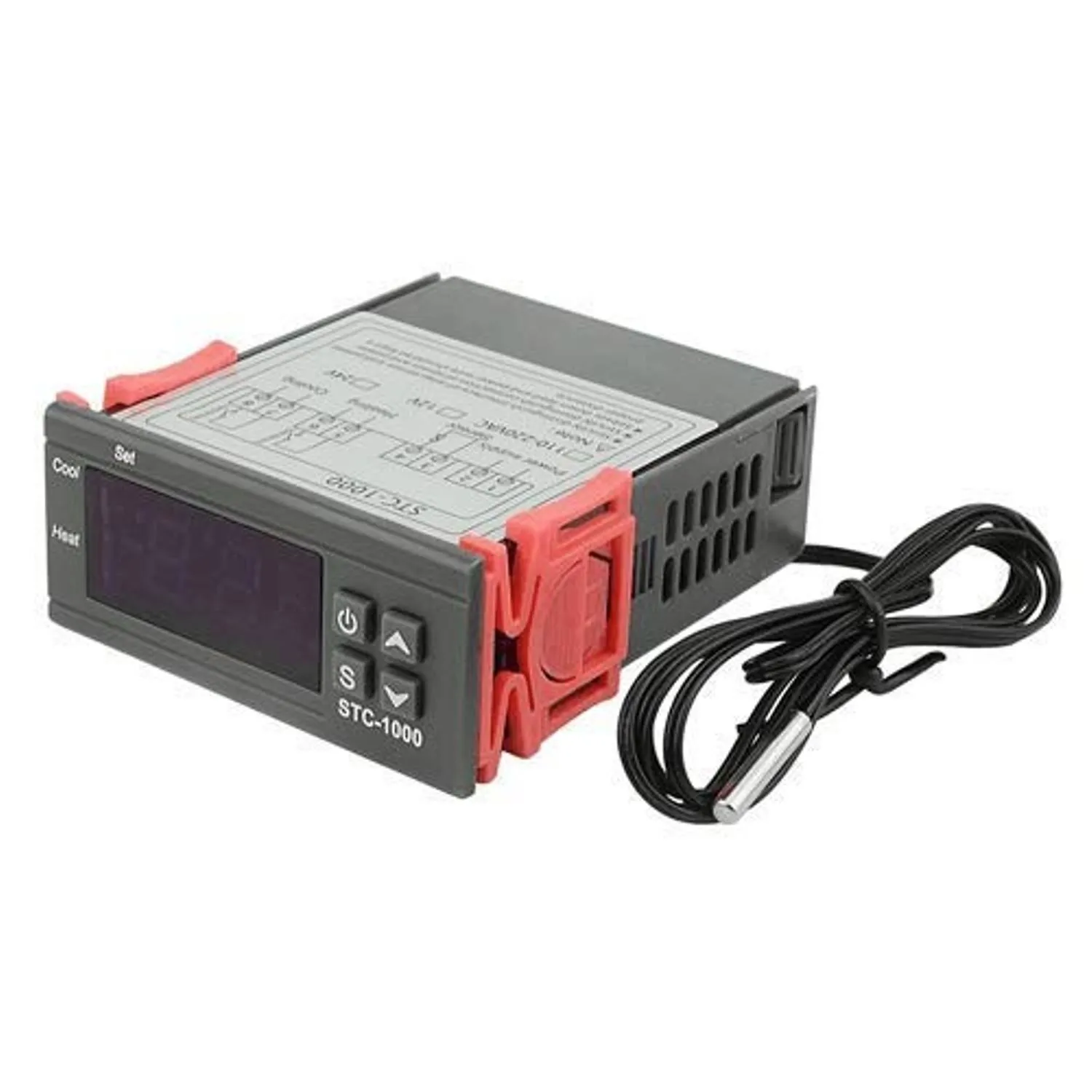 Tester Isolamento Controller Termostato Temperatura E Umidità SHT2000 STC-1000 – 110-220/230V, Per Incubatrici, Serre Clima 18000 BTU - Foto 3