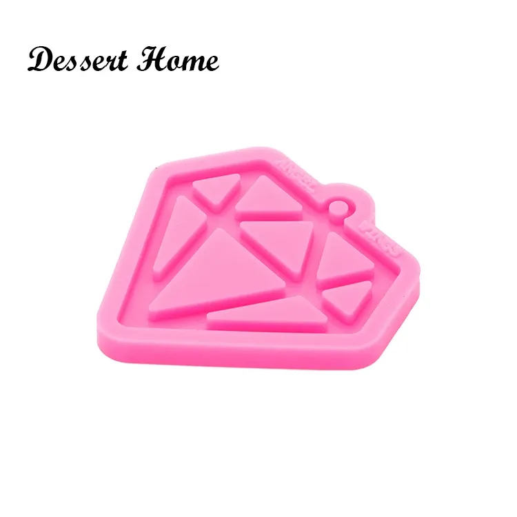 DY0698 Bright DIAMOND Resin Craft for Keychain, Silicone Molds, DIY Epoxy Jewellery Making, Sculpture Molding Casting