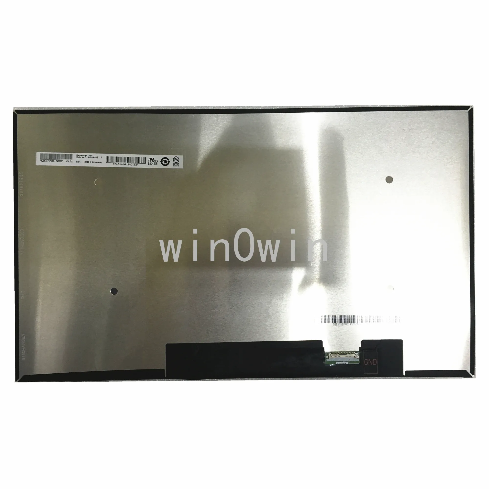 Ekran B140HAN06.7 14.0 '' Dizüstü Bilgisayar LCD Ekran Paneli Matrisi 1920*1080 EDP