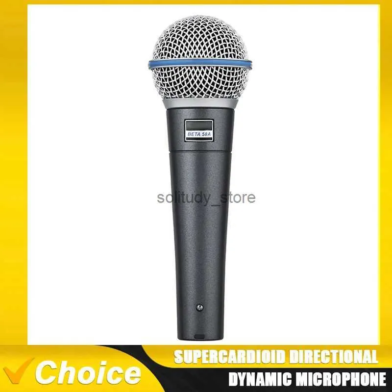 Microphones beta58a beta58 Microphone câblé en forme de cœur avec transformateur adapté à Karaoke Studiosq
