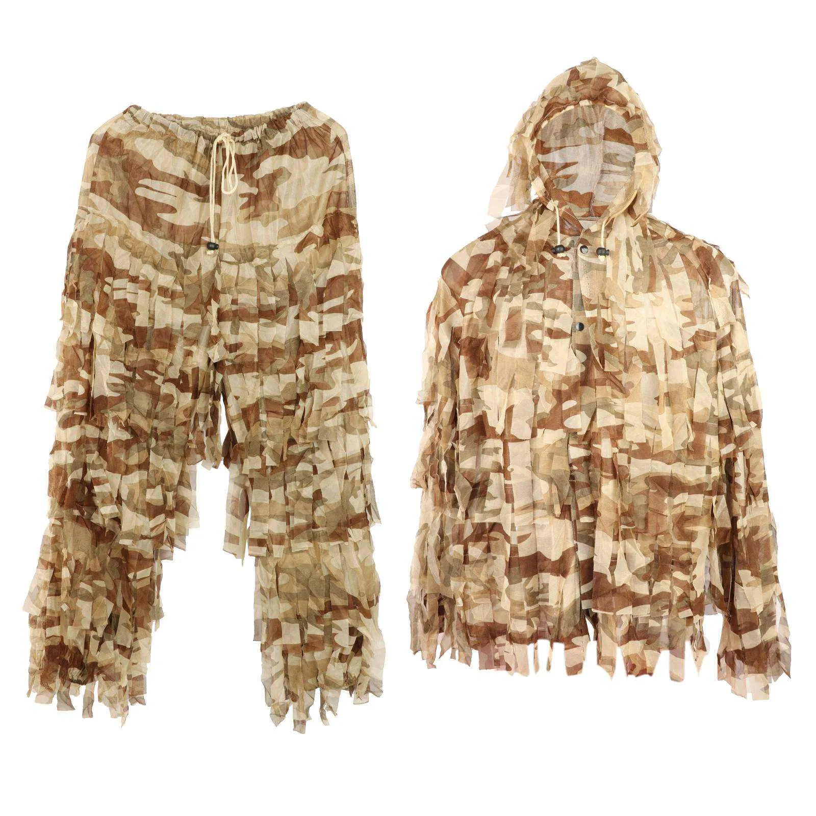 3D Ghillie Suit Lightweight, Breathable Camouflage for Hunting, Outdoor
