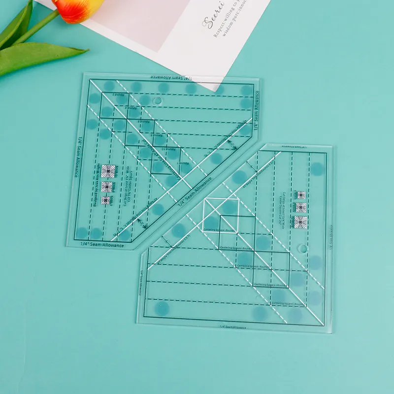 DHgate.com:2024 Precision Acrylic Sewing Ruler Template: Clear ...