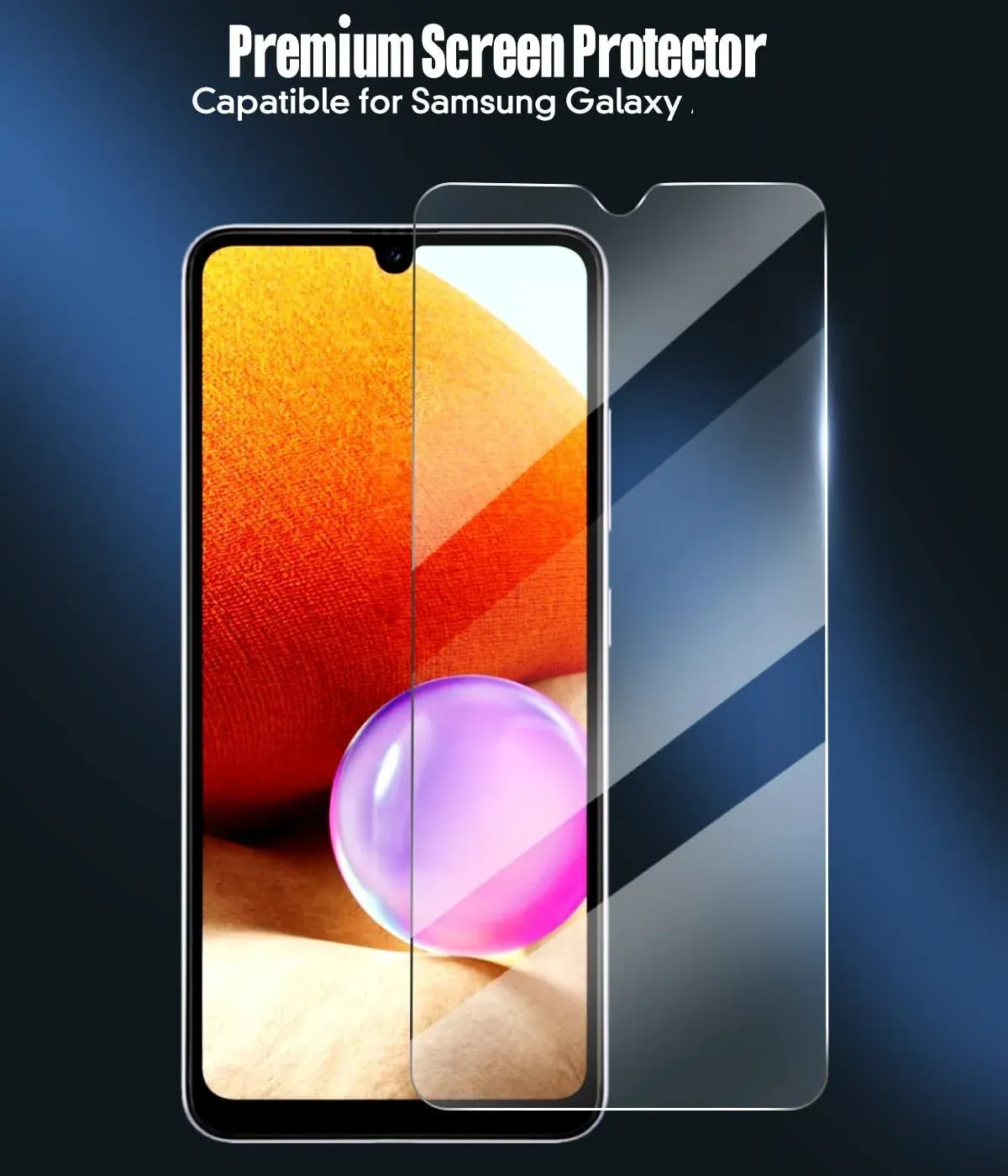 Tempererat glas för Samsung Galaxy M32 M12 M21 M31S M11 M42 M51 A32 A22 Skärmskydd M 32 M 12 Skyddsglas