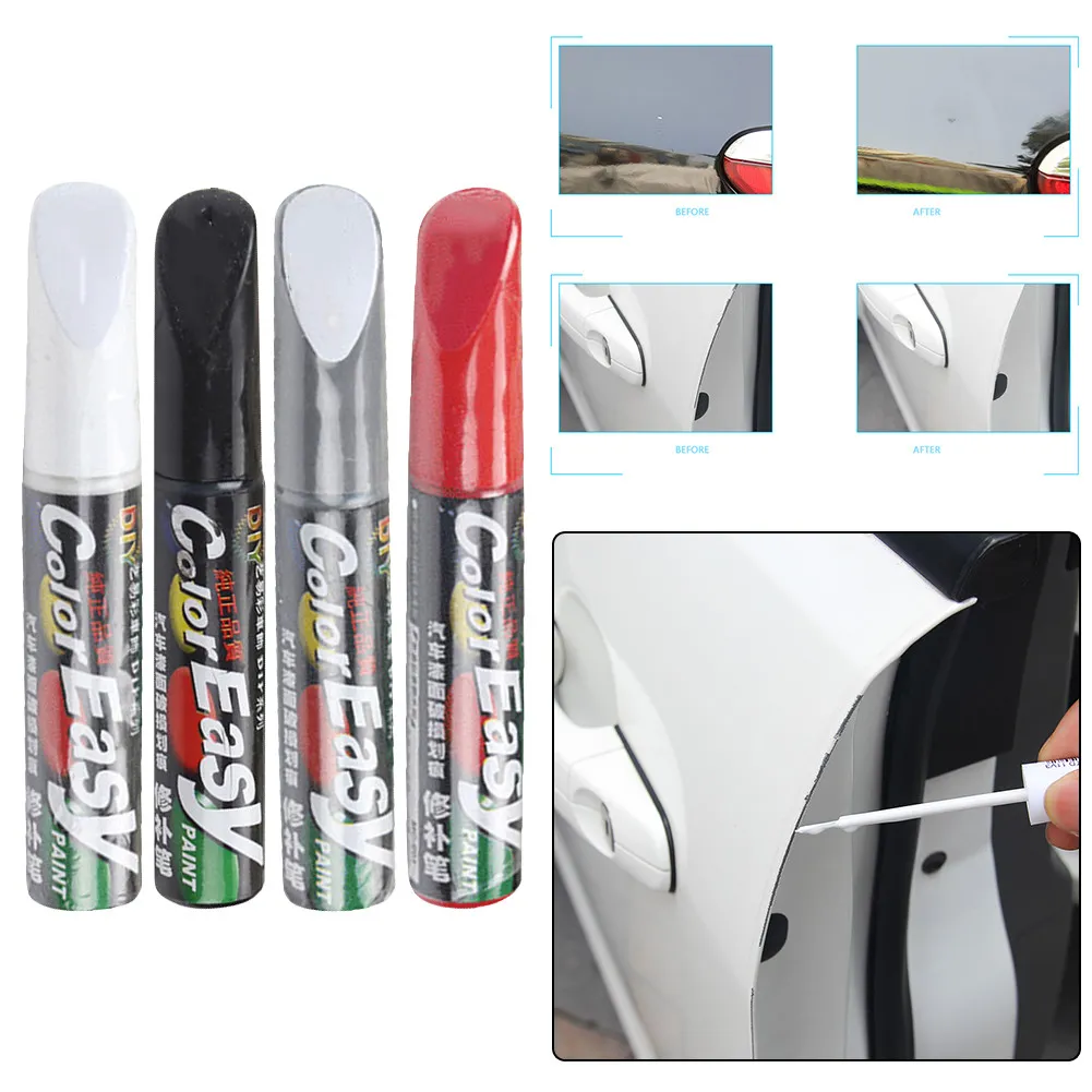 4 -stks Autoverfreparatie Pennen Waterdichte permanente marker Touch Pen Graffiti Pen Bord in Penkantoor Statoreringen Premium markers