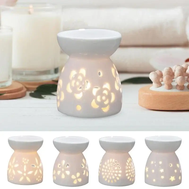 Ljushållare oljebrännare keramik essentiell ugn varmare tealight ljushållare diffusor doft magasin spisar