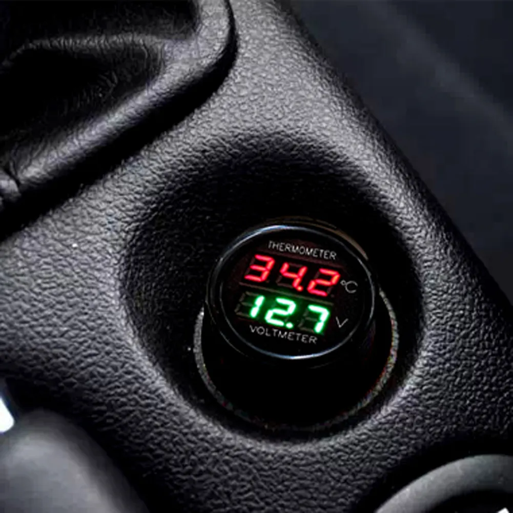 MGO3 2 In 1 Car Voltmeter And Digital Thermometer ... From Ddmydec, $28.21 