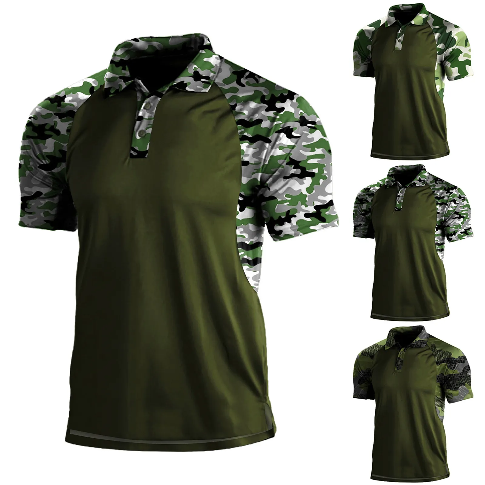 Camicia tattica militare che caccia abiti da combattimento multicam man camicie camuffato estivo camicie di addestramento casuale dell'esercito estivo