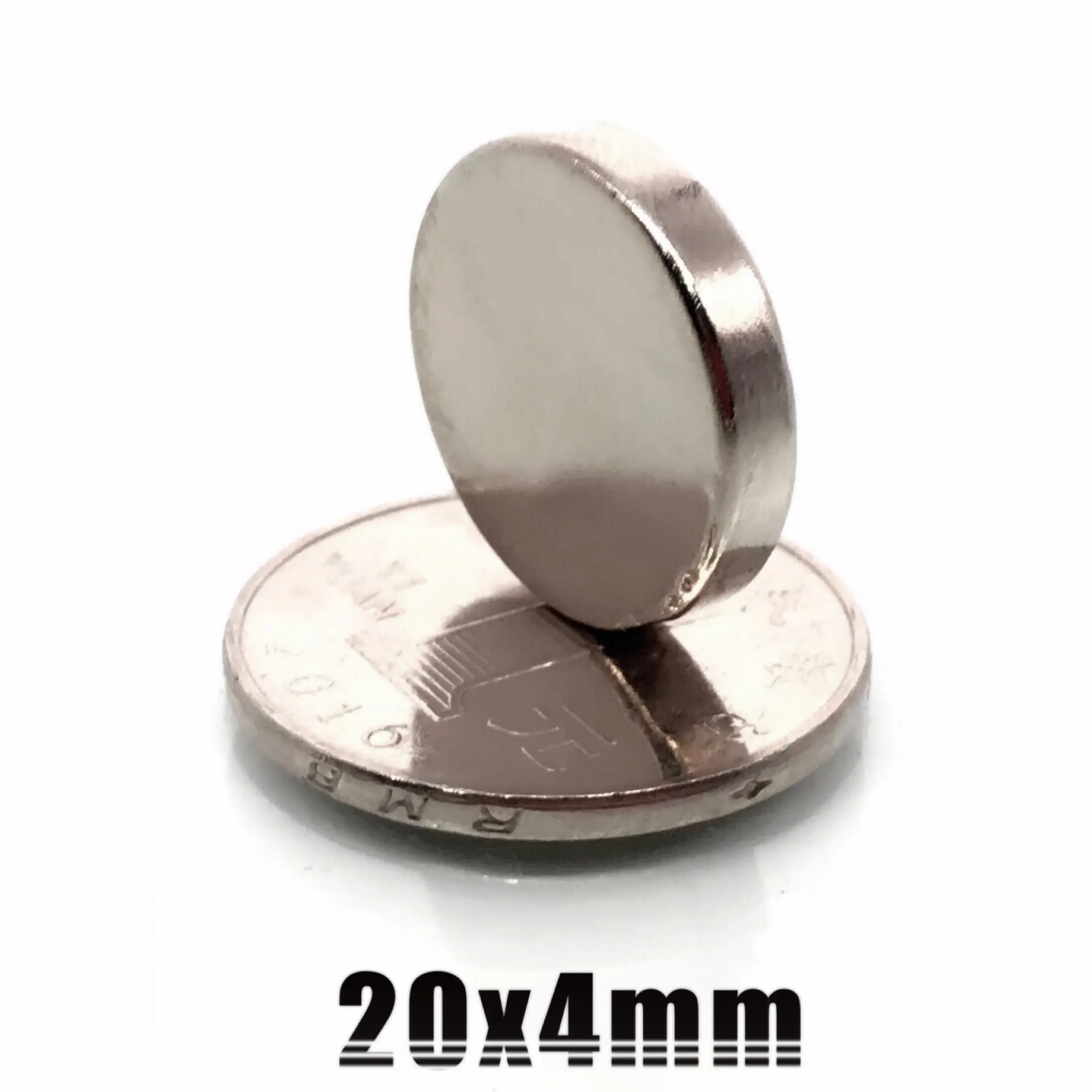 2~100PCS 20x4 mm Permanent Round Magnets 20mm X 4mm Neodymium Magnet N35 20x4mm Strong Magnets 20*4 Powerful Magnetic Magnets