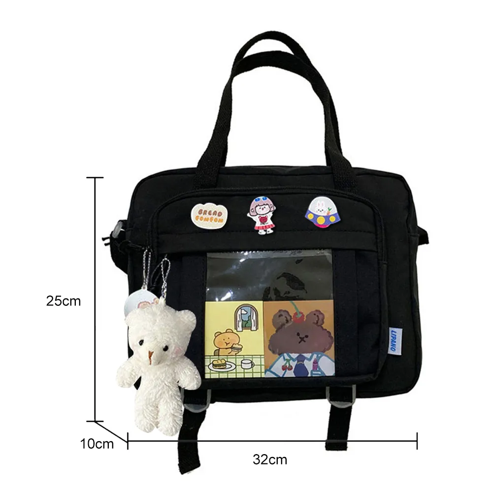 はなもっち　0819 DHgate.com:Cute Student Crossbody Bag - Japanese Highschool