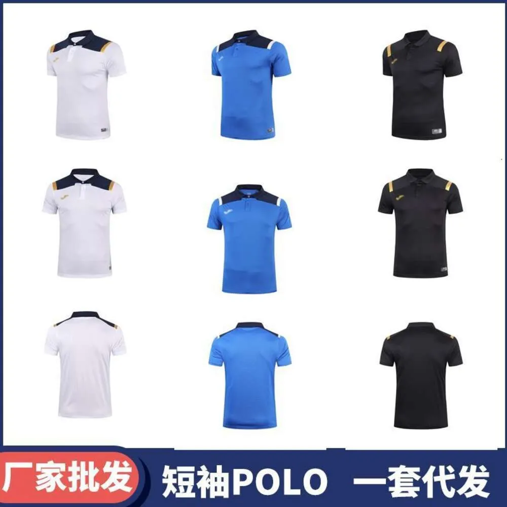 Kolekcja Joma Spain Polo Padel Plate Tennis Mens Summer Szybkie suszenie fitness koszulka treningowa krótkie rękaw