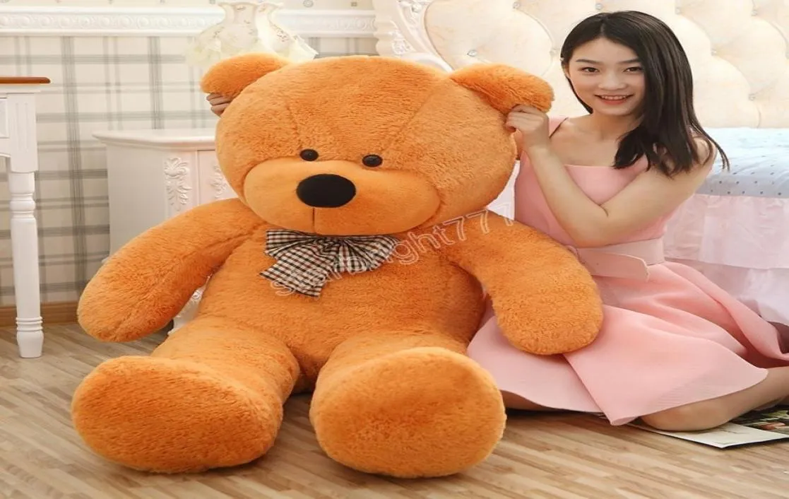 High quality 200cm Giant teddy bear plush toys Big size soft stuffed Children Brithday Christmas gift9177156