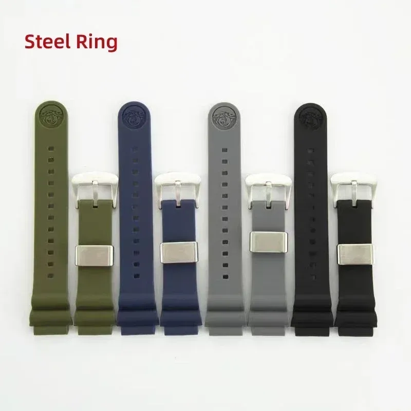 20mm Silicone Watch Band - Waterproof Sport Strap for Seiko Prospex ...