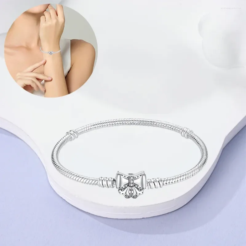 Charm Armbänder Silber Farbe Schmetterlinge Armband für Frauen Anhänger Halskette Schmuck Geschenk Jubiläum Geburtstag