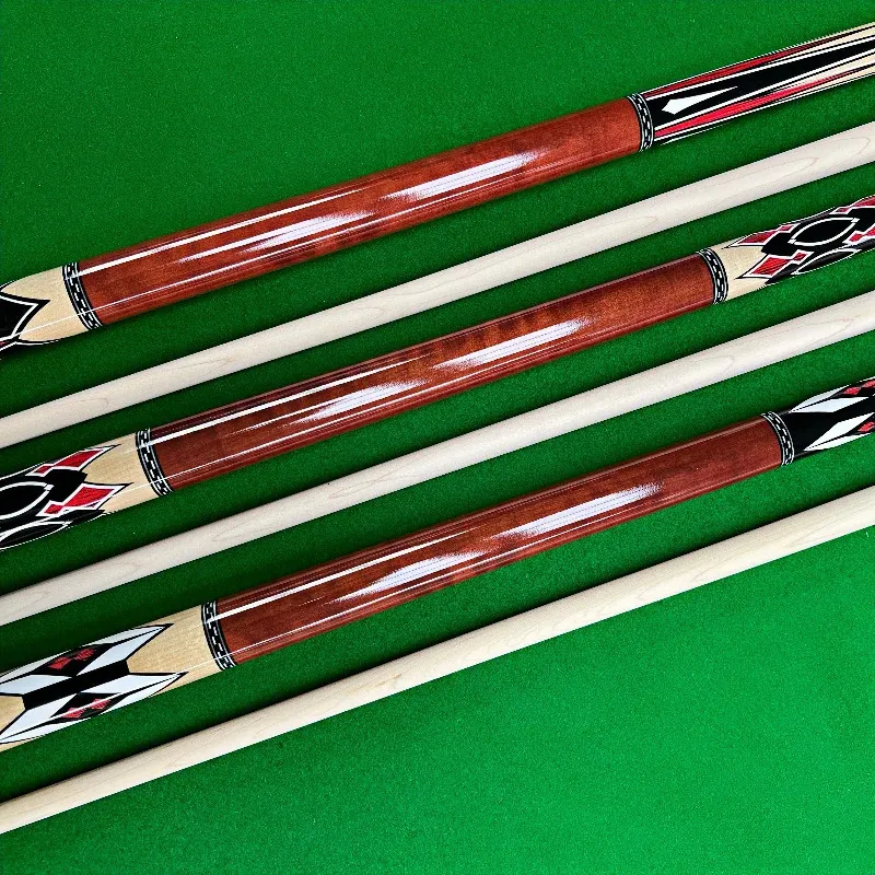 Premium Maple Pool Cue with Fast Joint Interface and High-Tech Digital Watermark Technology 240407