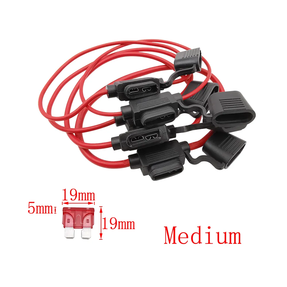 Waterproof Auto fuse holder with fuse for Car Blade Fuses